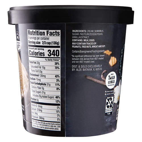 Specially Selected Vanilla Premium Ice Cream, 48 fl oz